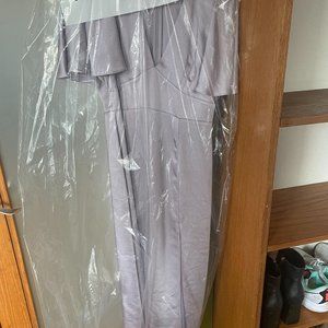 Ted Baker Lilac Midi Dress Size 4